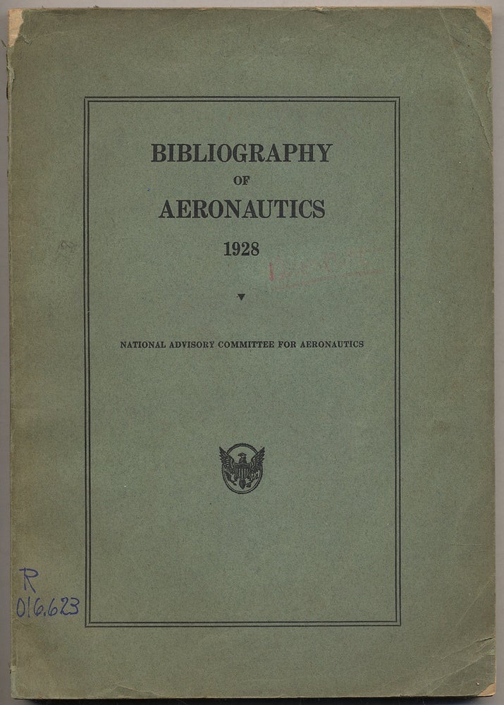 Item #322776 Bibliography of Aeronautics: 1928. Paul BROCKETT.