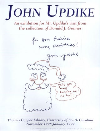 Item #322869 [Broadside] An Exhibition for Mr. Updike's Visit from the Collection of Donald J....