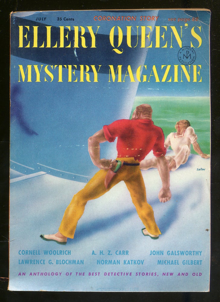 Item #323750 Ellery Queen's Mystery Magazine Volume 22 Number 116 July 1953. Ellery QUEEN.