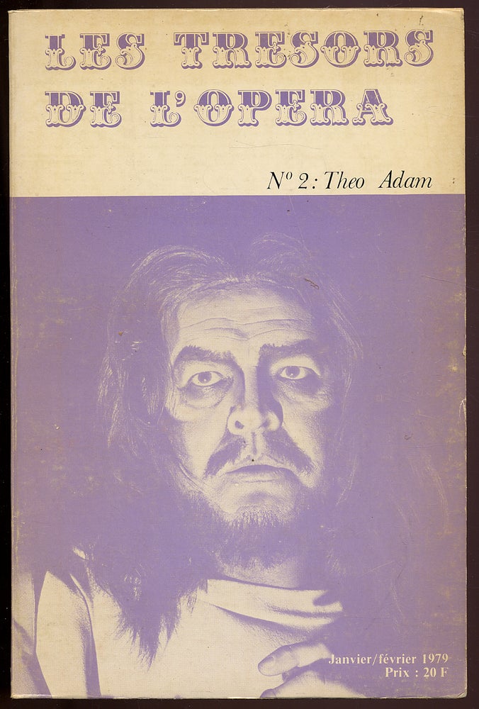 Item #324641 Les Tresors De L'Opera: No.2: Theo Adam: Janvier/Fevrier, 1979