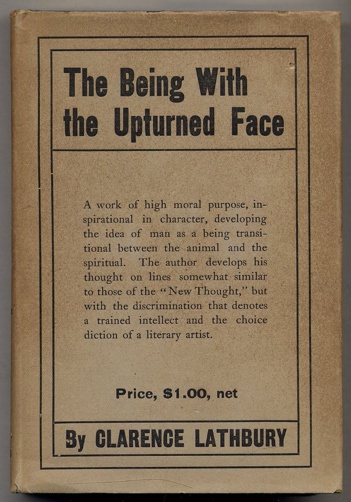 Item #324759 The Being with the Upturned Face. Clarence LATHBURY.