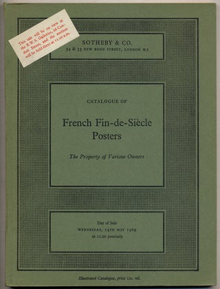 Item #324942 Catalogue of French Fin-de-Siècle Posters