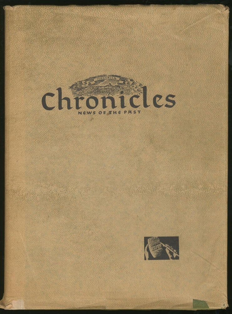 Item #326504 Chronicles, News of the Past, The Second Temple, Dispersion, Rise of Christianity, Vol II only. Israel ELDAD, Moshe Aumann.