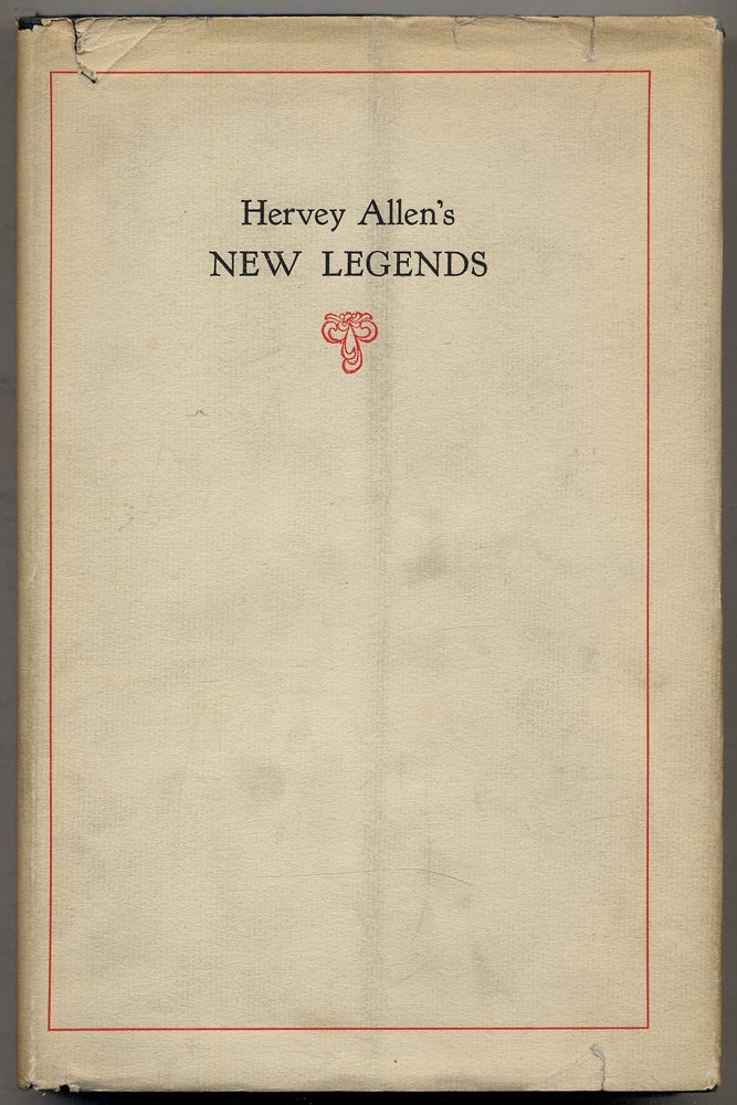 Item #327275 New Legends: Poems. Hervey ALLEN.
