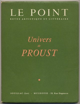 Item #327831 Le Point: Univers de Proust: LV/LVI 1959. Marcel PROUST
