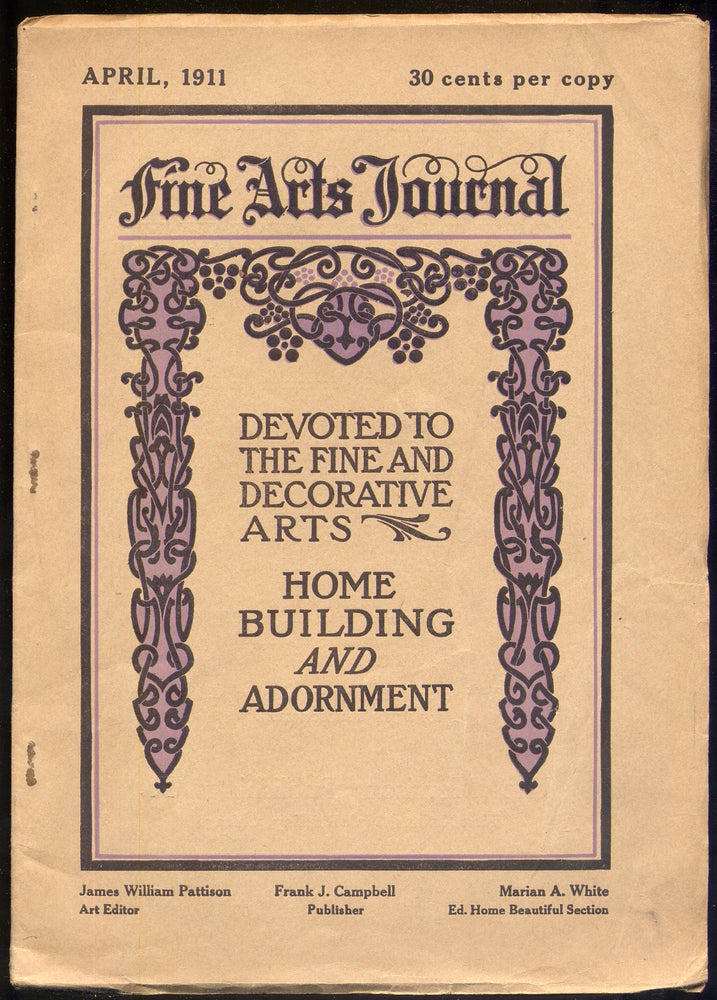 Item #328532 Fine Arts Journal: April 1911
