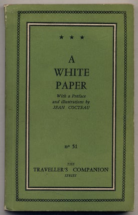 Item #329076 The White Paper. Jean COCTEAU, Anonymous