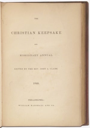 The Christian Keepsake and Missionary Annual 1840