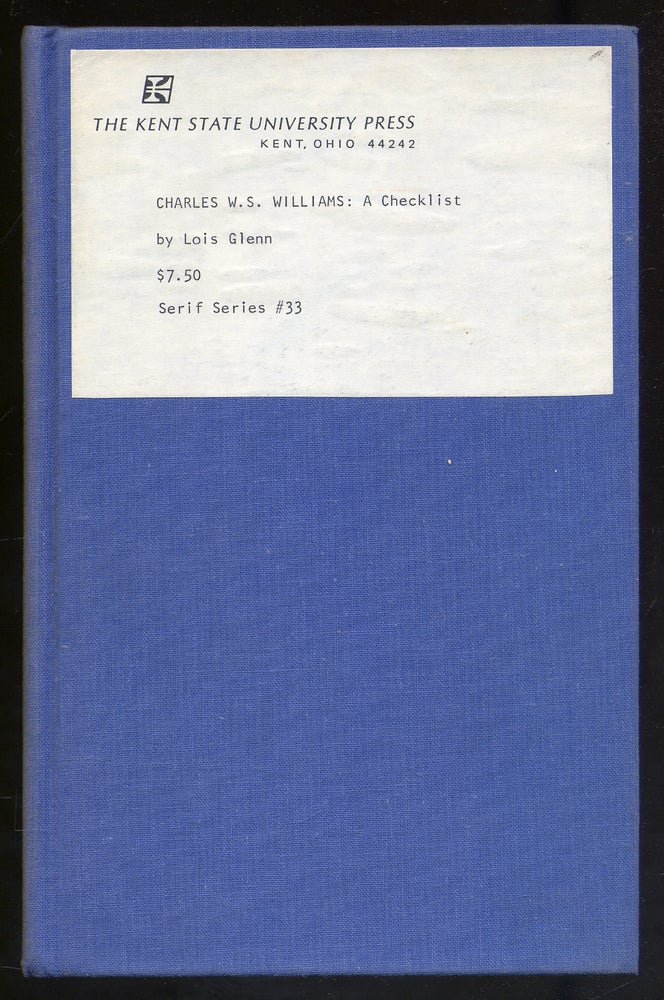 Item #329766 Charles W.S. Williams A Checklist. Lois GLENN.