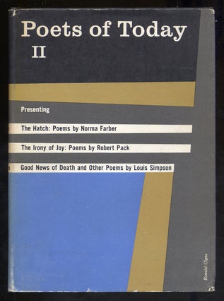 Item #329801 Poets of Today II: *The Hatch: Poems*, *The Irony of Joy: Poems*, *Good News of...