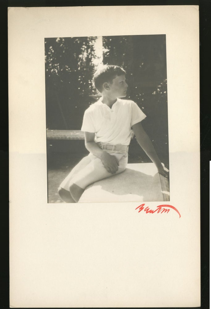 Item #330742 Original Portrait Photograph of a Young Boy. Cecil BEATON.