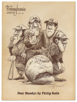 Item #331071 "Four Mundys" [story in] The Pennsylvania Gazette, April 1973. Philip ROTH