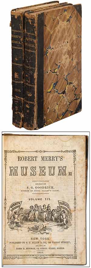 Item #331230 Robert Merry's Museum. Volumes 19, 20, 21, 22. S. G. GOODRICH.