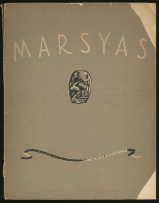 Item #331320 Marsyas: A Publication by the Students of the Institute of Fine Arts New York...
