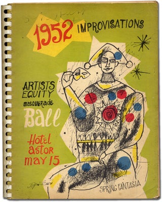1952 Improvisations: Artists Equity Masquerade Ball, Hotel Astor, May 15. Spring Fantasia
