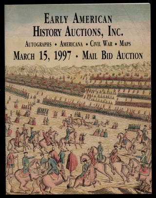 Item #332167 Early American History Auctions, Inc.: March 15, 1997