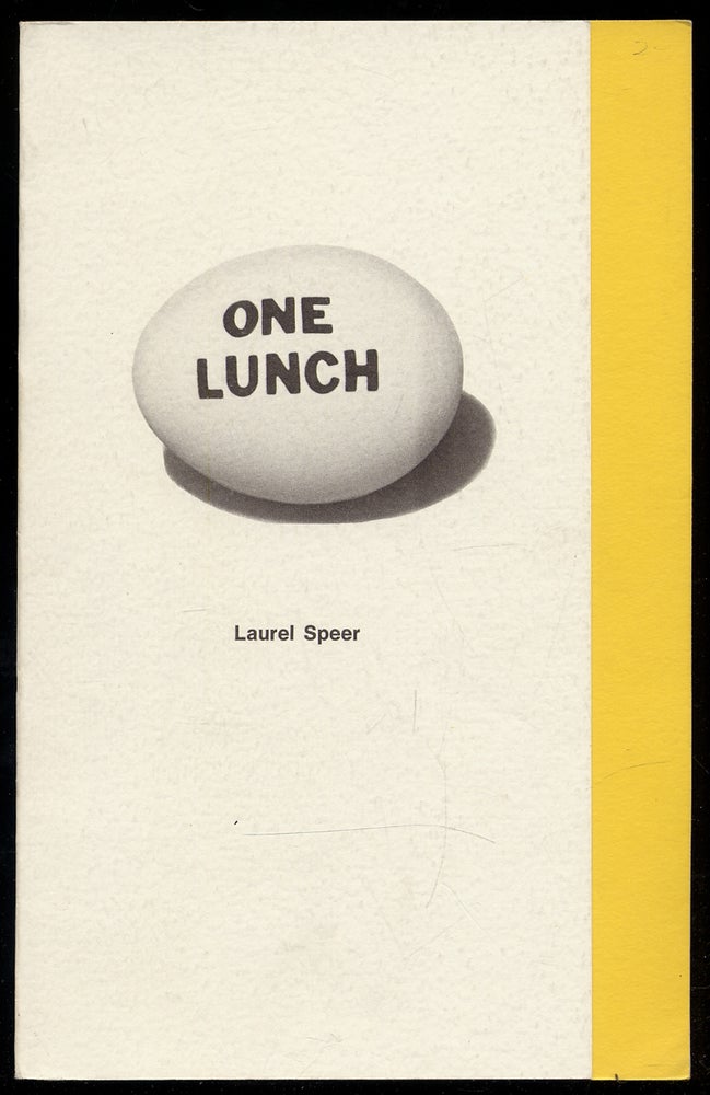 Item #332378 One Lunch. Laurel SPEER.