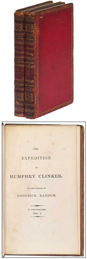 Item #332542 The Expedition of Humphry Clinker; by the author of Roderick Random, 2 volumes. Tobias SMOLLETT, George Cruikshank.
