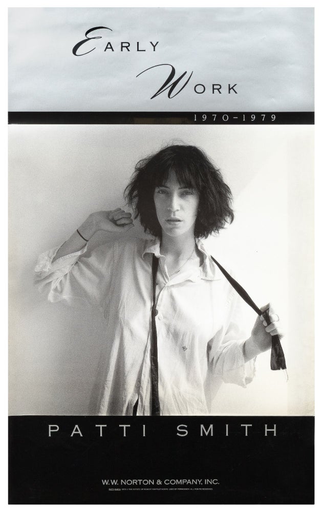 Item #332673 [Poster]: Early Work 1970-1979. Patti SMITH.