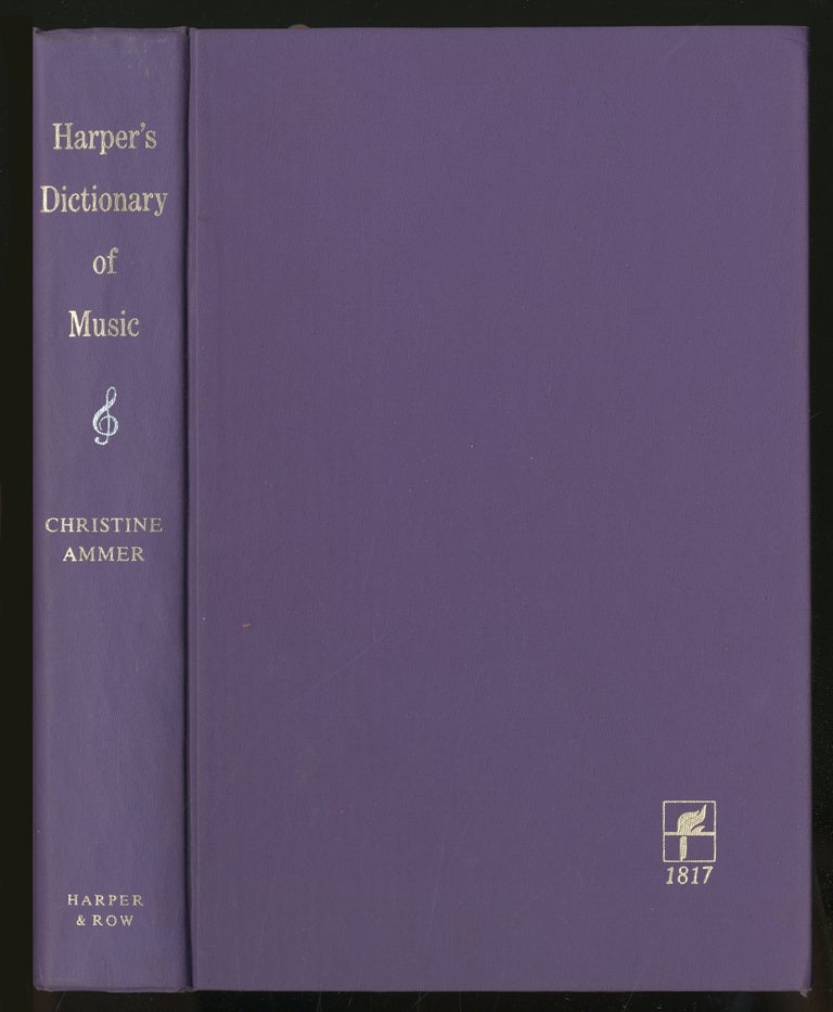 Item #332712 Harper's Dictionary of Music. Christine AMMER.
