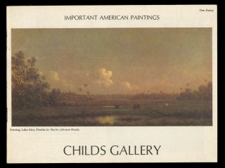 Item #332732 Childs Gallery: Important American Paintings