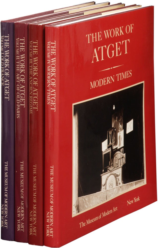 Item #333015 The Work of Atget (Four Volumes). John SZARKOWSKI, Maria Morris Hambourg.