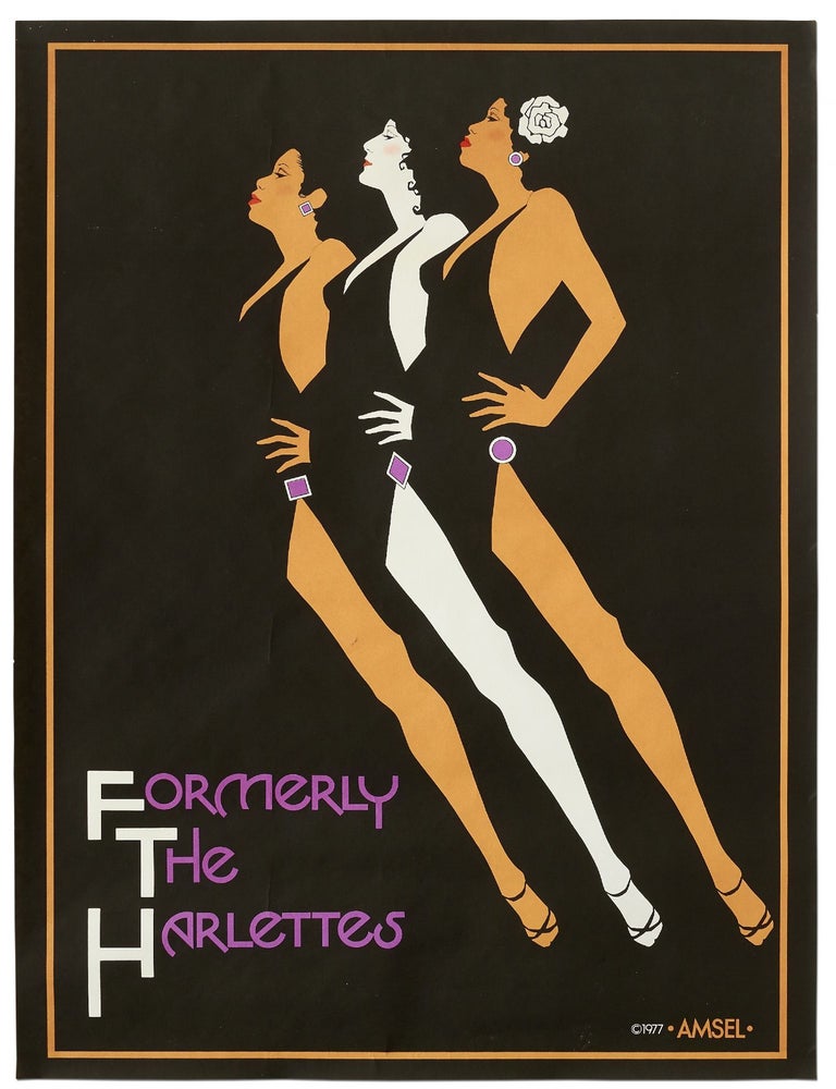 Color Silk Screen Poster]: Formerly the Harlettes. Richard AMSEL, Ula Sharon Redd.