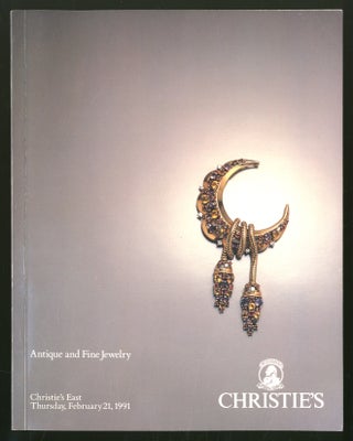 Item #333514 (Exhibition catalog): Antique and Fine Jewelry: February 21, 1991