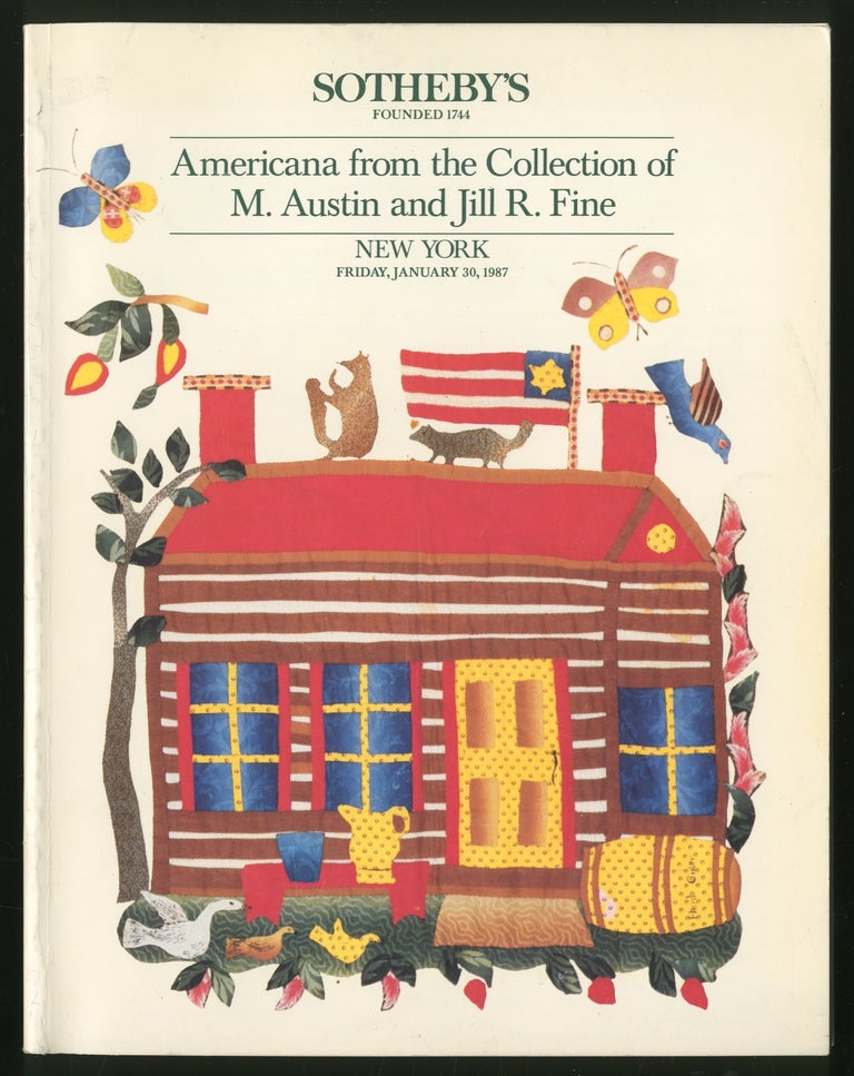 Item #333734 Americana from the Collection of M. Austin and Jill R. Fine: January 30, 1987