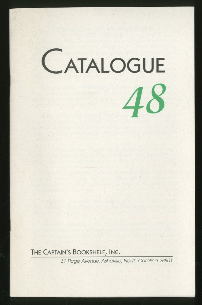 Item #334241 Catalogue 48: The Captain's Bookshelf, Inc.