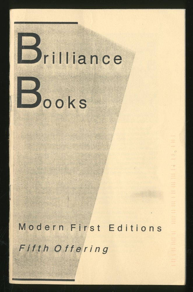 Item #334249 Brilliance Books: Modern First Editions, Fifth Offering
