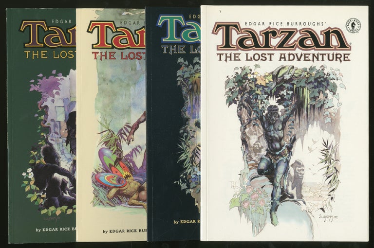 Item #334713 Tarzan: The Lost Adventure And John Carter of Mars Volume I Number 1-4 1995. Edgar Rice BURROUGHS.