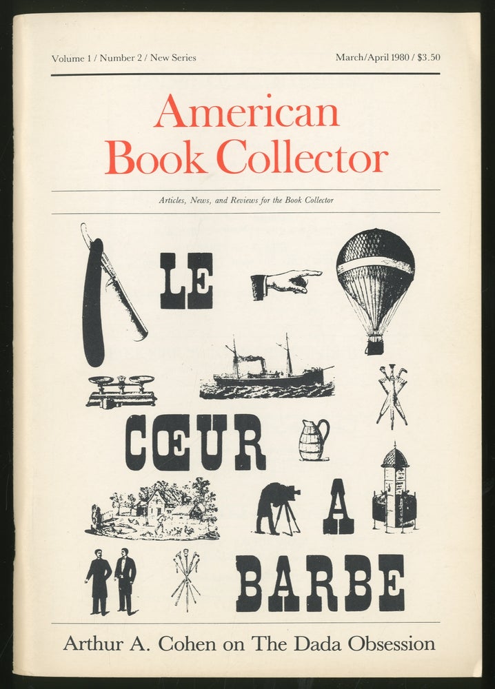 Item #335046 American Book Collector Volume 1 Number 2 New Series March/April 1980