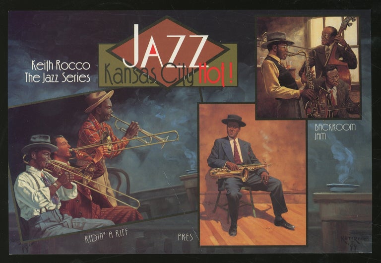 Item #335089 Advertising card for "Jazz-Kansas City Hot!" Keith ROCCO.