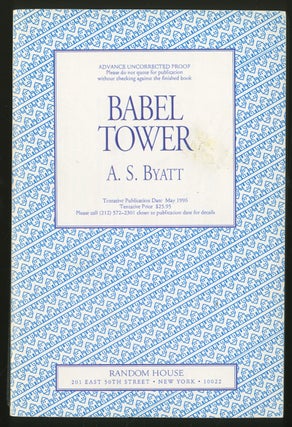Item #335197 Babel Tower. A. S. BYATT