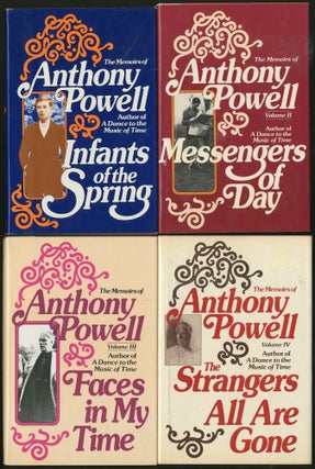 Item #335202 The Memoirs of Anthony Powell in Four Volumes: Infants of the Spring, Messengers of...