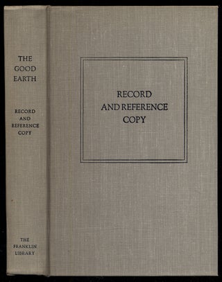 Item #335521 The Good Earth. Pearl S. BUCK