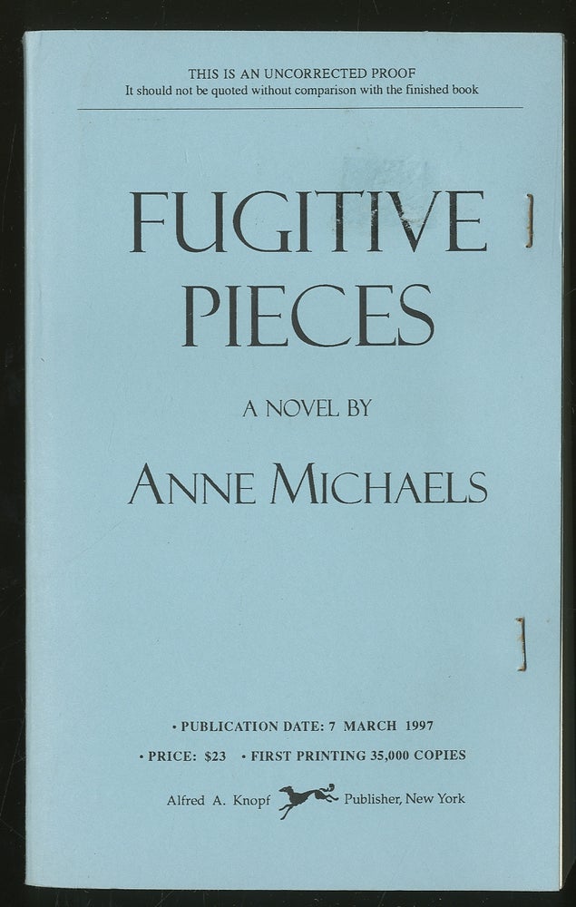 Item #335542 Fugitive Pieces. Anne MICHAELS.