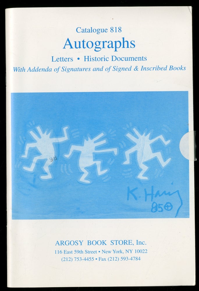 Item #335653 Argosy Book Store: Catalogue 818: Autographs, Letter, Historic Documents