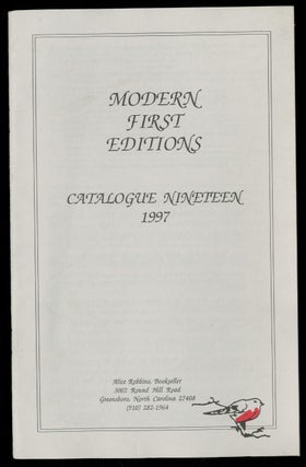 Item #335806 Alice Robbins, Bookseller: Catalogue Nineteen, 1997, Modern First Editions