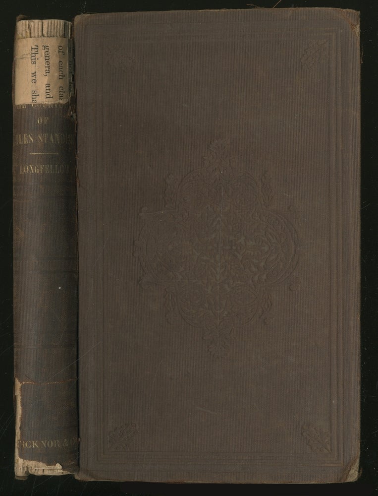 Item #336634 Courtship of Miles Standish and Other Poems. Henry Wadsworth LONGFELLOW.