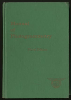 Item #336992 Manual of Photogrammetry