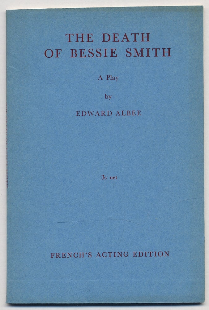 Item #337623 The Death of Bessie Smith. Edward ALBEE.