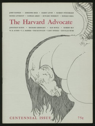 Item #337798 The Harvard Advocate: Centennial Issue: Volume C, Numbers 3-4, Fall, 1966. W. H....