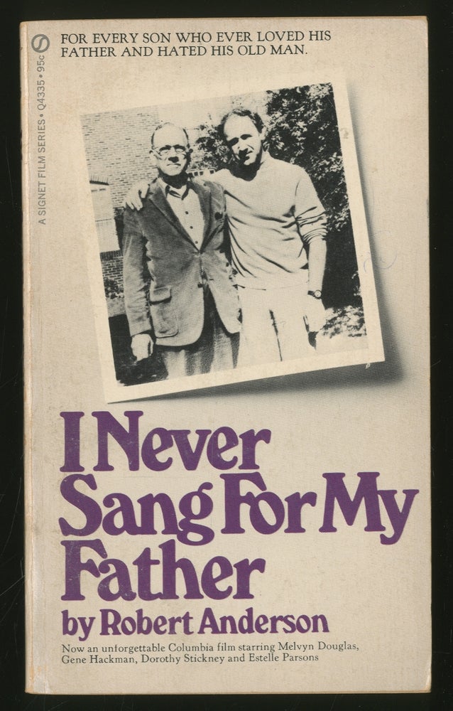 Item #337823 I Never Sang For My Father. Robert ANDERSON.