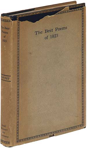 Item #338099 The Best Poems of 1923. L. A. G. STRONG, Ernest M. Hemingway.