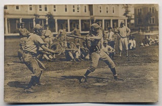 Item #338114 Photographic postcard of a baseball game
