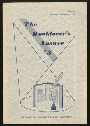 Item #338625 The Booklover's Answer: #3, January-February, 1963