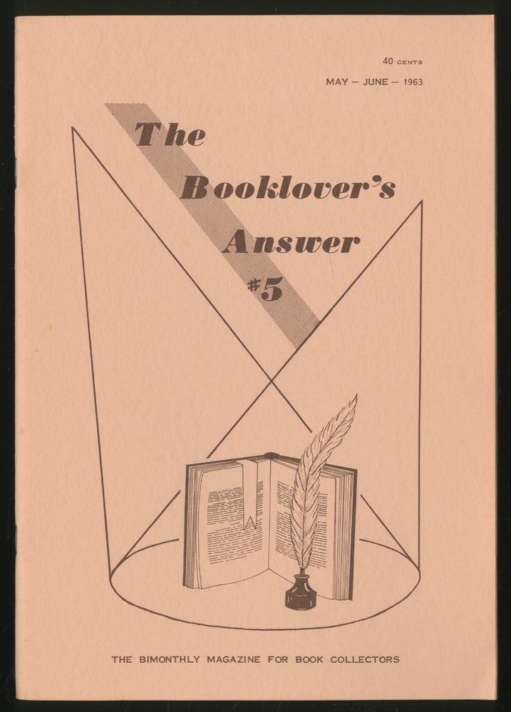 Item #338627 The Booklover's Answer: #5, May-June 1963