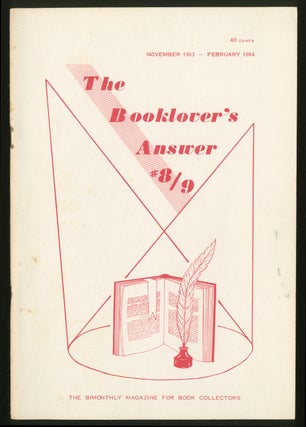 Item #338630 The Booklover's Answer: #8/9, November 1963-February 1964